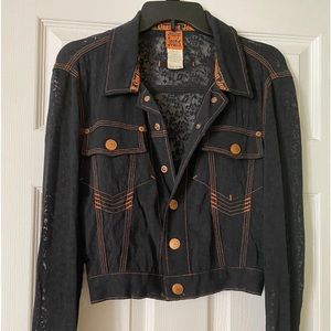 Jean Paul Haultier lace jacket black